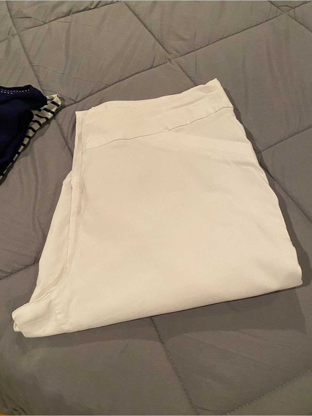 Kim Rogers White Stretch Pants